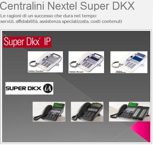 centralini nextel superdkx